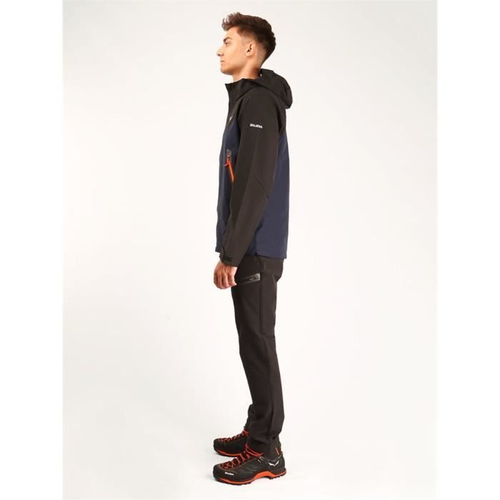 Veste Polaire Homme SALEWA – Noire, Taille M, Randonnée Et Outdoor