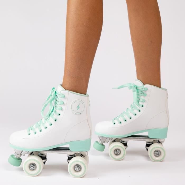 qmj Roller Femme, Patin a Roulette Enfant Fille Basket Roller