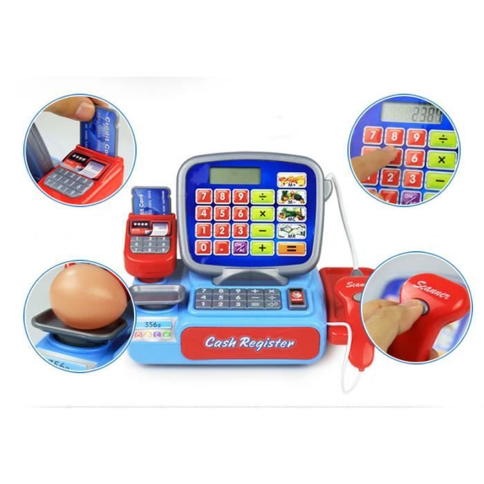 Maison de jeu de puzzle pour enfants, simulation de jouet de supermarché  pour fille, caisse enregistreuse électrique multifonctionnelle, cadeau de  jouet de jeu parent-enfant - AliExpress