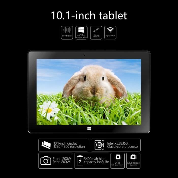 10,1 pouces Windows Business Tablet 2G + 32G Tablet3