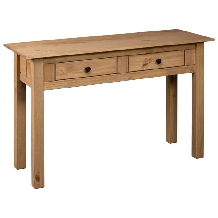 Table console 110x40x75 cm Bois massif de pin - Furnimoda ance Table console 110x40x75 cm Bois massif de pin - Furnimoda ance