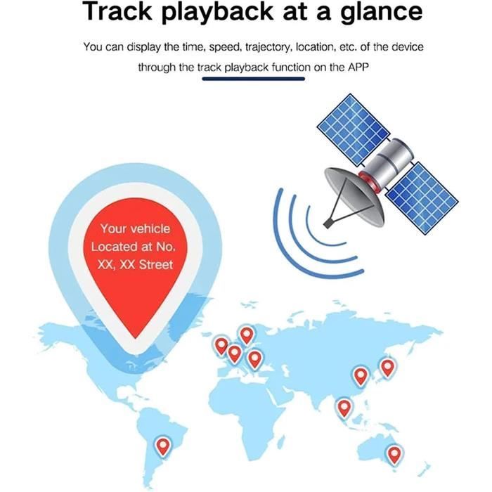 Mini Traceur GPS F10X Pour Voiture - Caché, étui Magnétique, Suivi En Temps Réel (neuf)