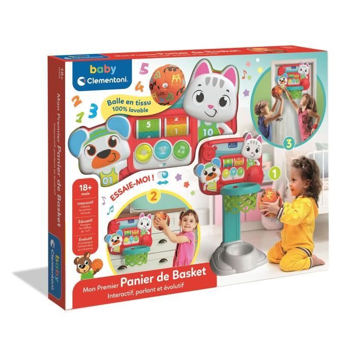 CLEMENTONI - Mon premier panier de basket - Cdiscount Jeux - Jouets