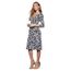 Colourstone Robe Femme Avec Dessin Imprimé De Fleurs Noir Et