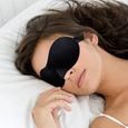 BOOLAVARD Ultra Masque doux yeux sommeil Masque de sommeil Masque avec sangle élastique réglable pour voyager - 64-6U4S-ABAY-0