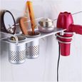 Casâme Porte Sèche-Cheveux à Suspendre - Rangement Pratique Pour Salle De Bain