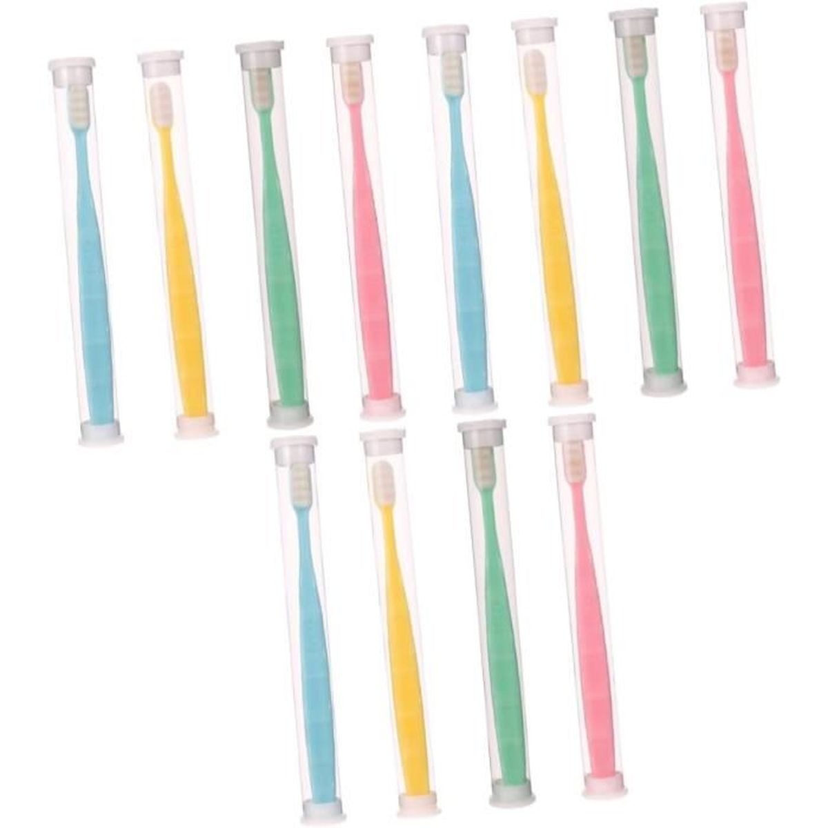 12 Pailles Réutilisables Boland - 21cm Couleur Assorties Avec Brosse De Nettoyage