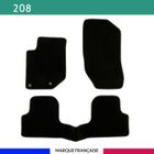 AUTO-SWEET Tapis de voiture - Sur Mesure pour 208 (dès 2019) - 3 pièces - Tapis de sol antidérapant pour automobile