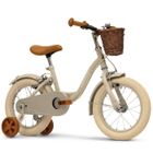 Vélo Enfant – Vintage – Roues 14" – Age 4 à 6 ans – Panier - Freins à étrier – Gris – Produit HUFFY