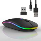 HMXIANSEN Souris sans Fil Rechargeable Souris Bluetooth Ergonomique,Souris Gamer Ordinateur 3DPI silencieuse avec récepteur USB 2,4 GHz