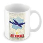 FABULOUS BIJOUX Mug Air France New Skies Retro Vintage Commercials Affiches