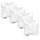 SuperKissen24 Lot de 4 Oreillers en Microfibre 50x50 cm avec Garnissage Fibre Polyester - Hypoallergenique Oreillers Dodo