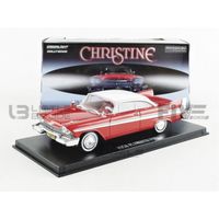 Voiture Miniature de Collection - GREENLIGHT COLLECTIBLES 1/43 - PLYMOUTH Fury Christine - 1958 - Red / White - 86529
