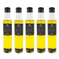 Le Parfait de la Truffe - Lot 5x Huile d'olive à la truffe noire (1,5%) - Bouteille 250ml