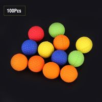 100Pcs Balle de recharge jouet balle balles douces rondes couleurs balle pistolet jouet pour nerf rival Zeus Apollo recharge