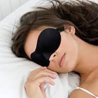 BOOLAVARD Ultra Masque doux yeux sommeil Masque de sommeil Masque avec sangle élastique réglable pour voyager - 64-6U4S-ABAY