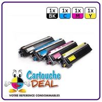 Toner générique compatible TN-230 - CARTOUCHE DEAL - Pack de 4 - Noir, cyan, magenta et jaune