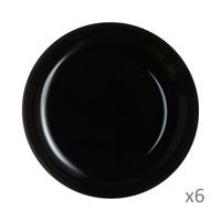 6 assiettes à Couscous 21cm Friend's Time noire - Luminarc Noir