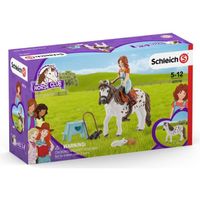 SCHLEICH - Horse Club 42518 - Mia et Spotty - Figurine de Cheval pour Enfant