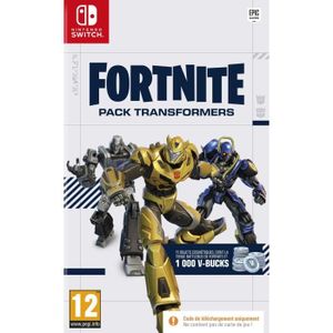 JEU NINTENDO SWITCH Fortnite Pack Transformers - Jeu Nintendo Switch