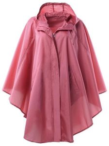 PONCHO Imperméable imperméable avec capuche pour femme,poncho de pluie,manteau de randonnée et de vélo- blue dots[E]