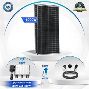 KIT PHOTOVOLTAIQUE Kit panneau solaire Balcon 1000W – Panneau solaire