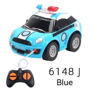 VOITURE - CAMION A4-Mini voiture télécommandée sans fil, modèle de voiture de Police, mignon, pour garçon et fille, cadeau'ann