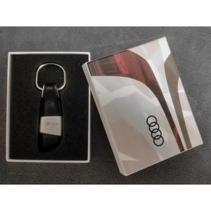 Porte clé simili-cuir rond Audi STICKZIF PCSMAUR : Plakers