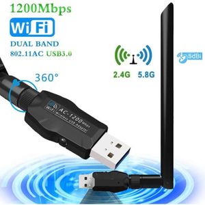 CLE WIFI - 3G Clé WiFi USB 3g - 1200Mbps adaptateur Wifi USB - U