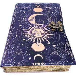 CARNET DE NOTES Sun Moon Carnet De Notes Vintage Pour Homme Et Fem
