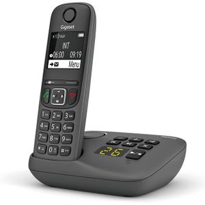 Téléphone fixe A695A - Téléphone Fixe sans Fil avec répondeur, Gr