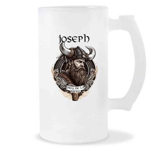 Verre à bière - Cidre Chope de Bière Joseph Design Viking | Verre à bièr