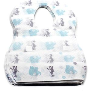 20pcs//lot stérile jetable Bavoirs Bébé Enfants Imperméable manger Bavoirs avec poche