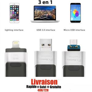 Clé USB iPhone OTG i-Flash 64 Go / 32 GO Stockage Memory Pour iPhone 6/7/8/x | eBay
