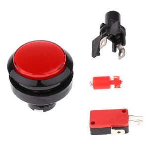jeu d/'arcade 52 mm jaune lumineux momentané bouton poussoir simple pole, Double Throw Mini Switch T9 1X