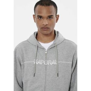 SWEATSHIRT KAPORAL - Sweat zippé gris homme  ROLAN