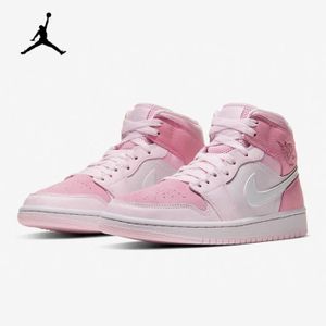 Jordan mid 1 femme rose clearance