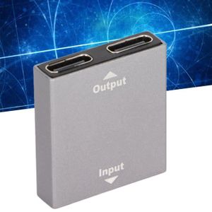 CHARGEUR TÉLÉPHONE Qiilu Adaptateur de Charge Rapide USB C PD Splitte