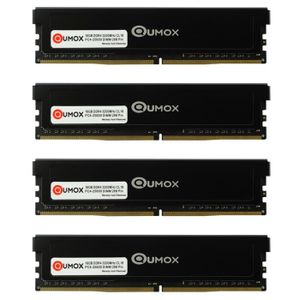 MÉMOIRE RAM 4pcs QUMOX 16GB DDR4 3200 3200MHz PC4-25600 PC-256