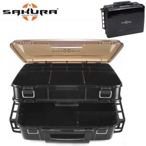 Boîte De Rangement Pour Appâts, Boîte à Appâts De Pêche | Étui Pour Station D'appât, Boîte Compacte Et Résistante Avec Lanière Pour La Pêche En Plein Air