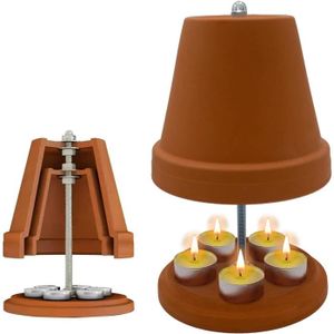 Acheter Lampe chauffe-bougie à intensité variable, avec hauteur réglable,  chauffe-bougie de haut en bas, fondoir de bougies, saint-valentin