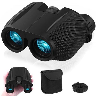 Aurosports 10x25 Jumelles Compactes pour Adultes Enfants, Jumelles