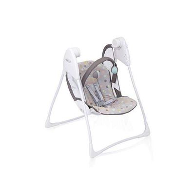 Graco Baby Delight Balancoire bebe naissance jusqu a 9 kg leger et peu encombrant assise ou allongee avec arceau de jeu fonction Cdiscount