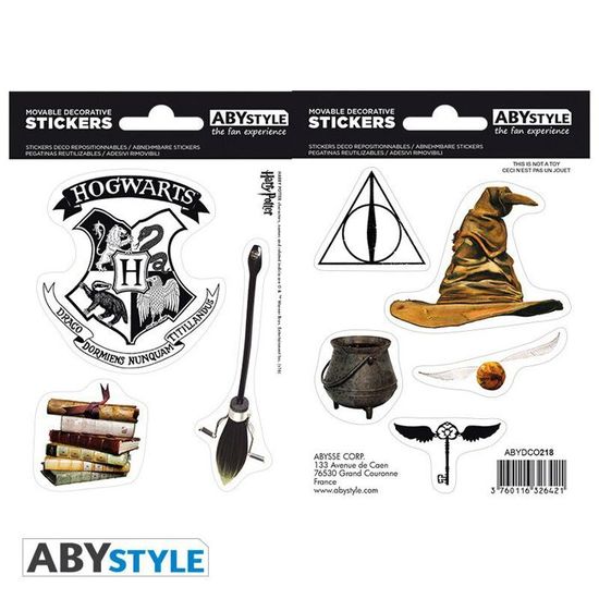 Autocollant Mural Harry Potter - Vinyle 20x20 Cm - Neuf Sous Emballage - Pour Décorer Ta Chambre