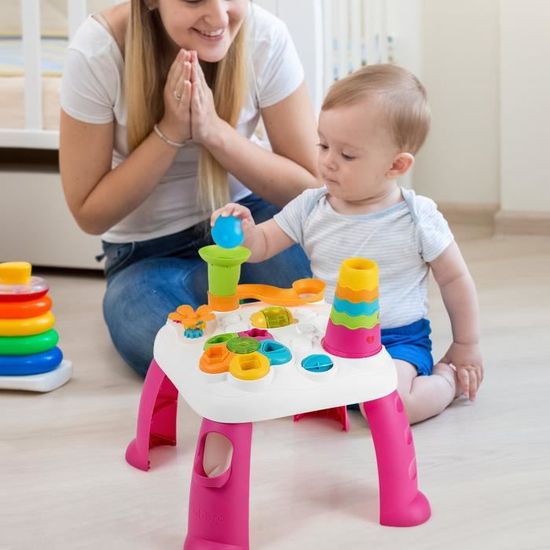 Table D Activite Pour Bebes Multicolore 2 En 1 Centre D Activites Avec Lumiere Son Fonctions Musicalepour Bebes 19 Mois Cdiscount Puericulture Eveil Bebe