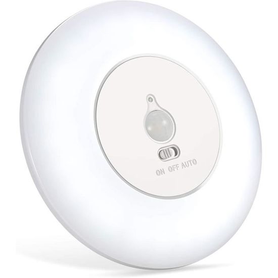 Plafonnier LED à Détecteur De Mouvement, Lampe De Plafond Sans Fil à