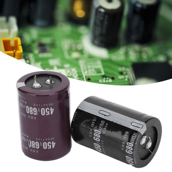 2x Capacitor Eletrolítico 390uf/450v Snap-in 85º 35x50mm | MercadoLivre