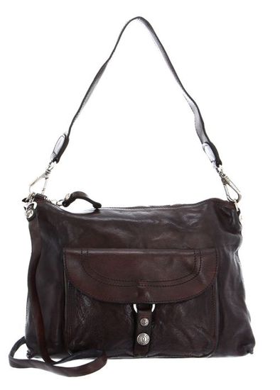 Sac Bandoulière En Cuir CAMPOMAGGI Crossbody S - Couleur Moro (marron) - Neuf Avec étiquettes - Italie
