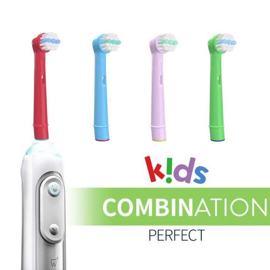 Tête De Rechange Pour Brosse à Dents électrique Oral-B - Compatible CrossAction, Pro 1000 - Neuf
