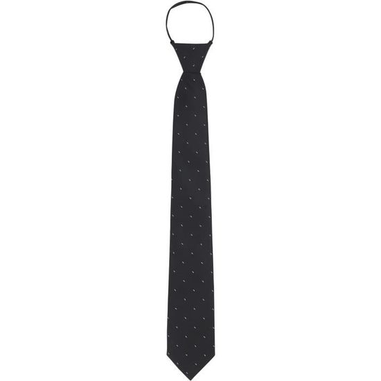 Huishi - Cravate À Fermeture Éclair Pour Hommes, Pré-nouée, 5cm, Fine